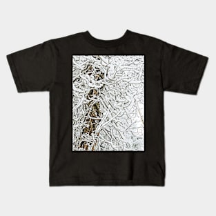 Snow Abstract IV Kids T-Shirt